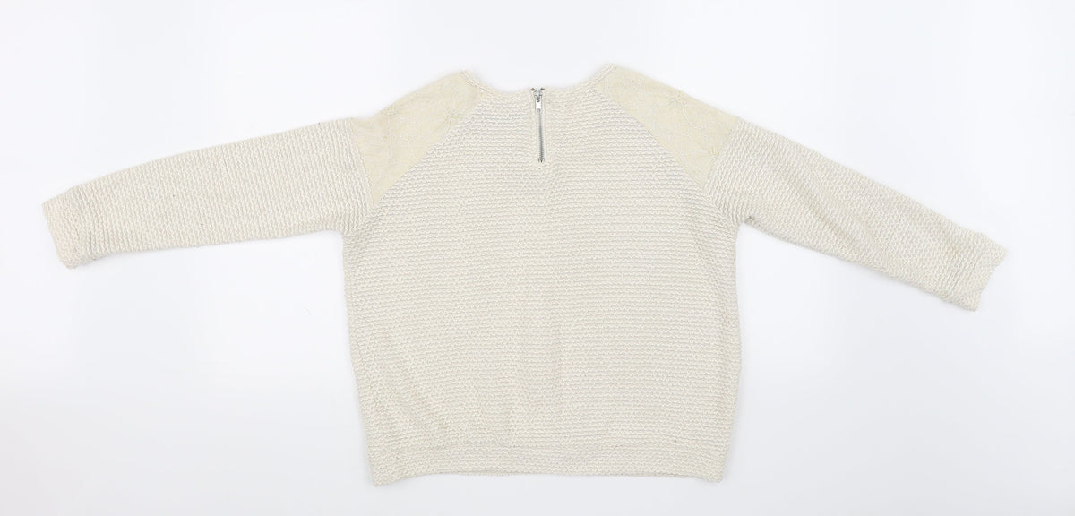 Atmosphere Womens Ivory   Pullover Jumper Size 12