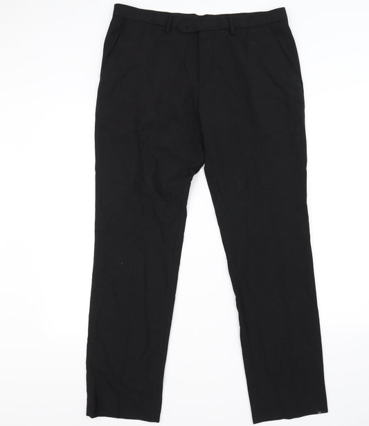 NEXT Mens Black   Trousers  Size 34 in L31 in