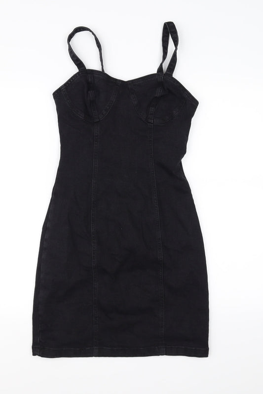 denim co Womens Black   Jumpsuit One-Piece Size 8