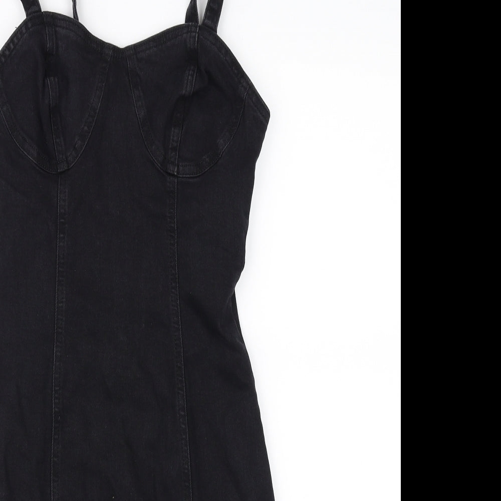 denim co Womens Black   Jumpsuit One-Piece Size 8