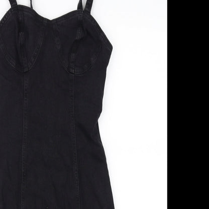 denim co Womens Black   Jumpsuit One-Piece Size 8