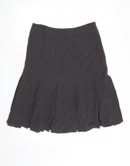 Linea Womens Grey   A-Line Skirt Size 12