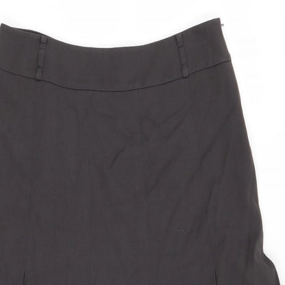 Linea Womens Grey   A-Line Skirt Size 12