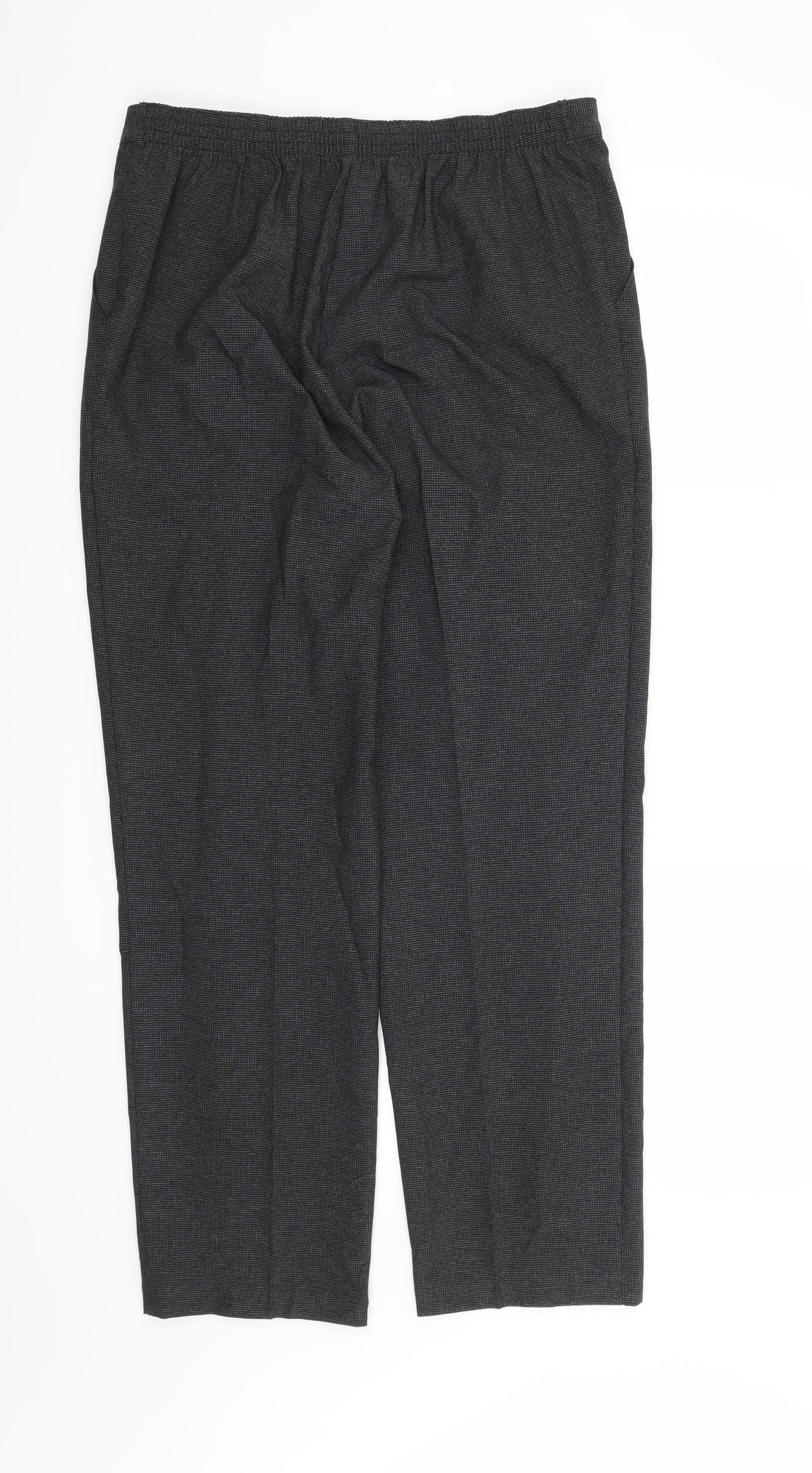 Womens UK Size 12 Marks and Spencer Regular Fit  Grey Trousers
