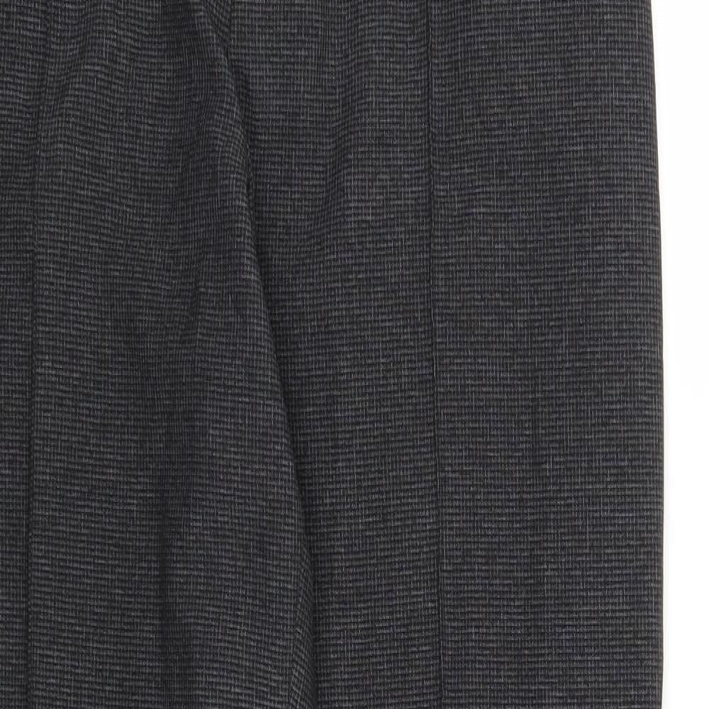 Womens UK Size 12 Marks and Spencer Regular Fit  Grey Trousers