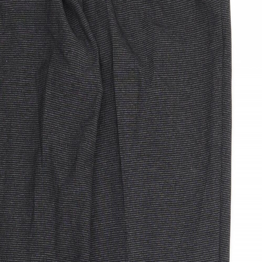 Womens UK Size 12 Marks and Spencer Regular Fit  Grey Trousers