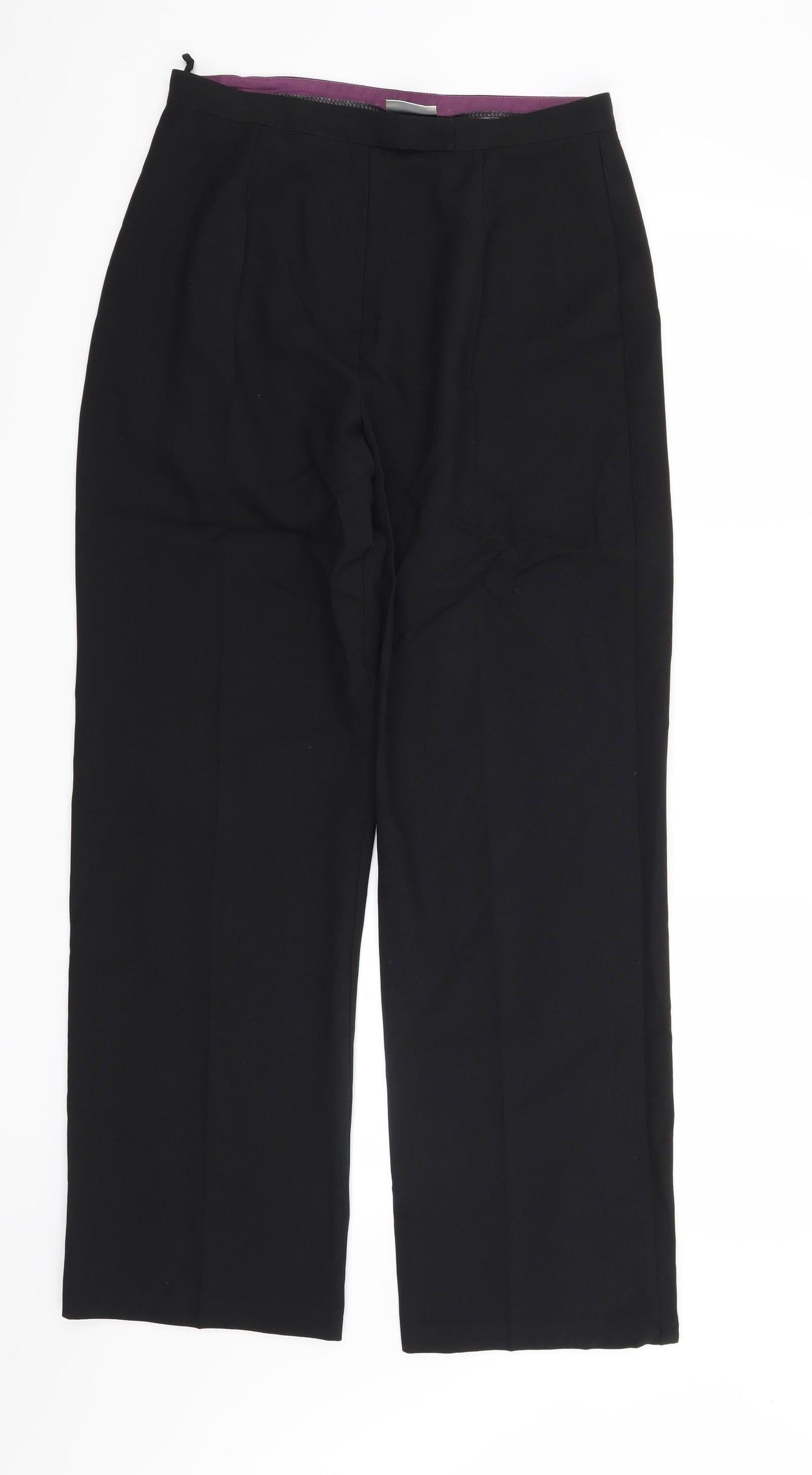 Womens UK Size 14 NL Collection Regular Fit  Black Trousers