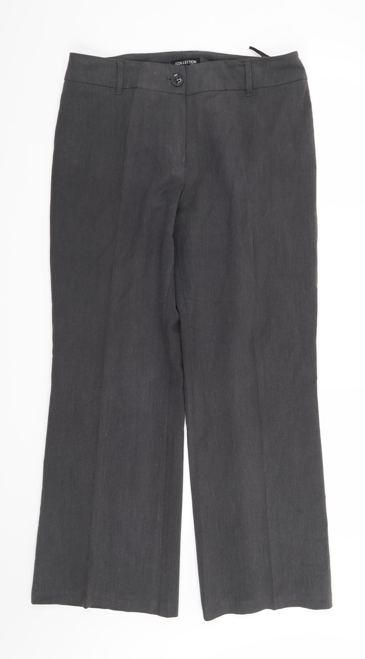 Debenhams Womens Grey   Trousers  Size 12 L29 in