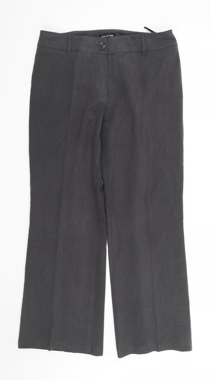 Debenhams Womens Grey   Trousers  Size 12 L29 in