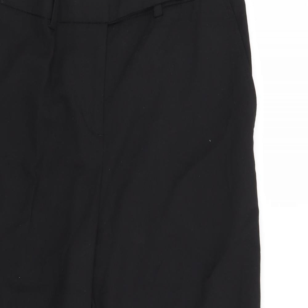 NEXT Womens Black   Trousers  Size 10 L22 in