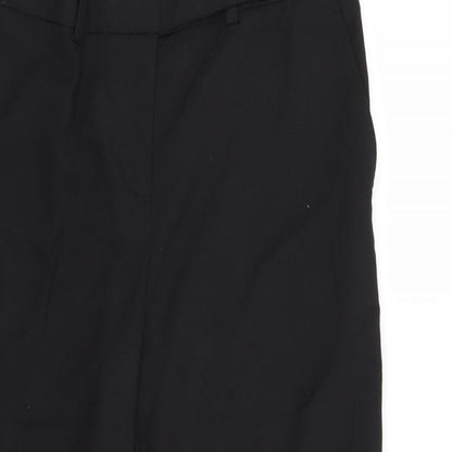 NEXT Womens Black   Trousers  Size 10 L22 in