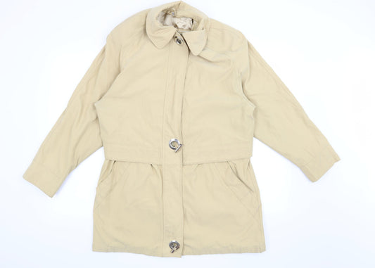Debenhams Womens Yellow   Overcoat Coat Size 14