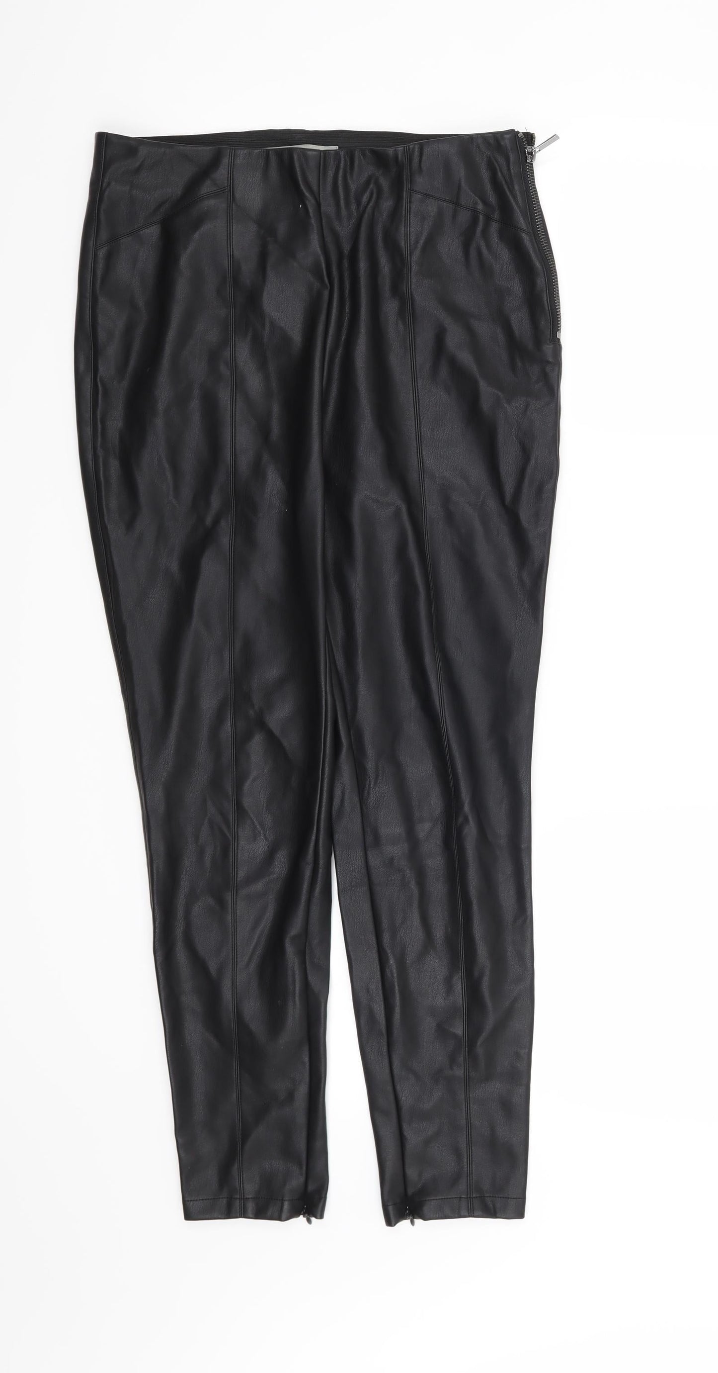 Womens UK Size 12 Dorothy Perkins Regular Fit  Black Trousers