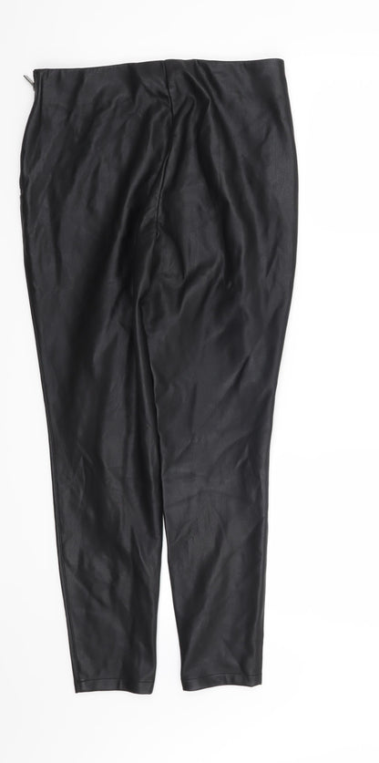 Womens UK Size 12 Dorothy Perkins Regular Fit  Black Trousers