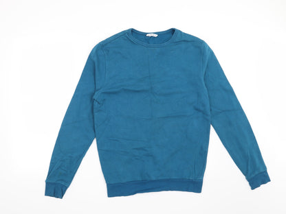Mens UK Size S C&A Blue Pullover Sweatshirt