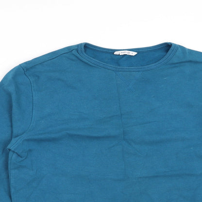 Mens UK Size S C&A Blue Pullover Sweatshirt