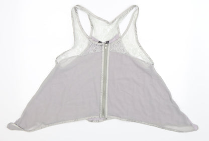 Zoe Womens Grey   Basic Tank Size M