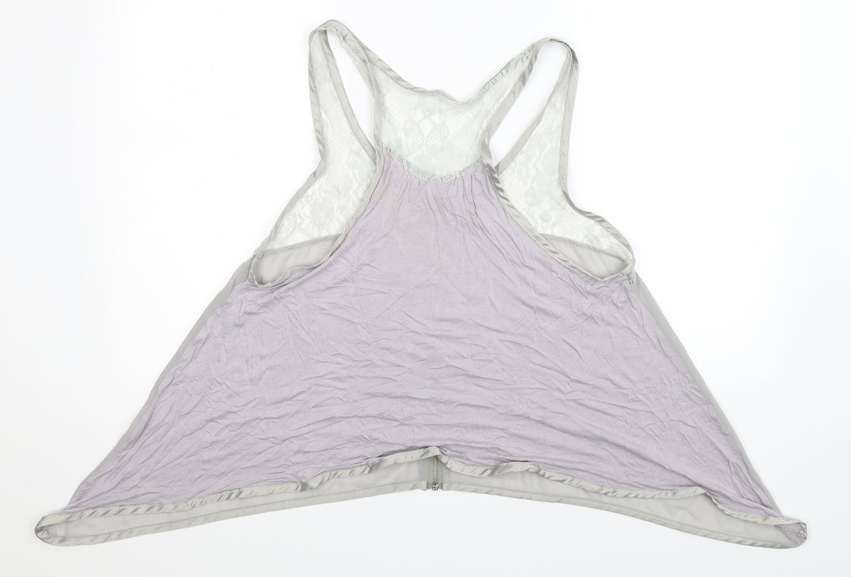 Zoe Womens Grey   Basic Tank Size M