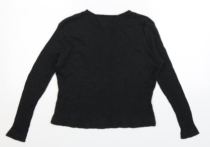 Carolyn Taylor Womens Black   Pullover Jumper Size L