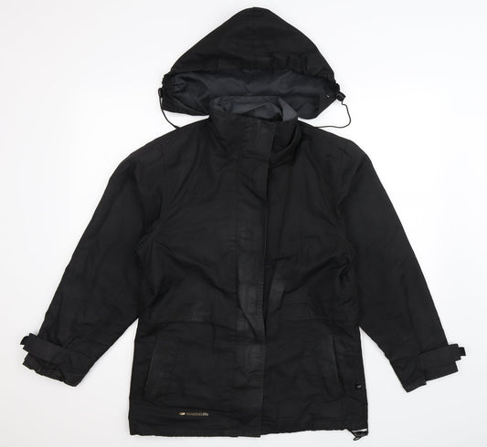 Womens UK Size 10 Mountain Life Black Jacket