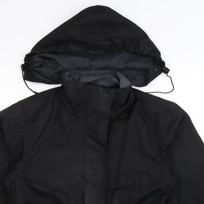 Womens UK Size 10 Mountain Life Black Jacket