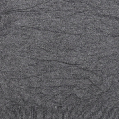 H&M Womens Grey  Knit Pullover Jumper Size M
