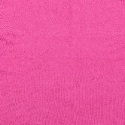 Sarah Hamilton Womens Pink  Knit Pullover Jumper Size M