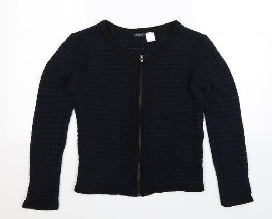 La Redoute Womens Blue  Knit Cardigan Jumper Size 10