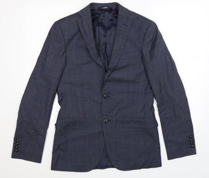 Mens UK Size 36 Marks and Spencer Regular Blue Suit Jacket