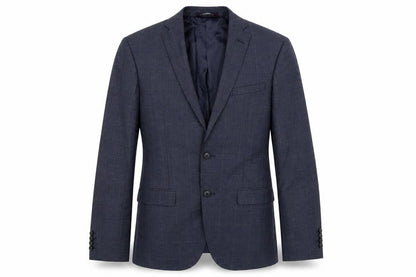 Marks & Spencer Mens Blue Check  Jacket Suit Jacket Size 36