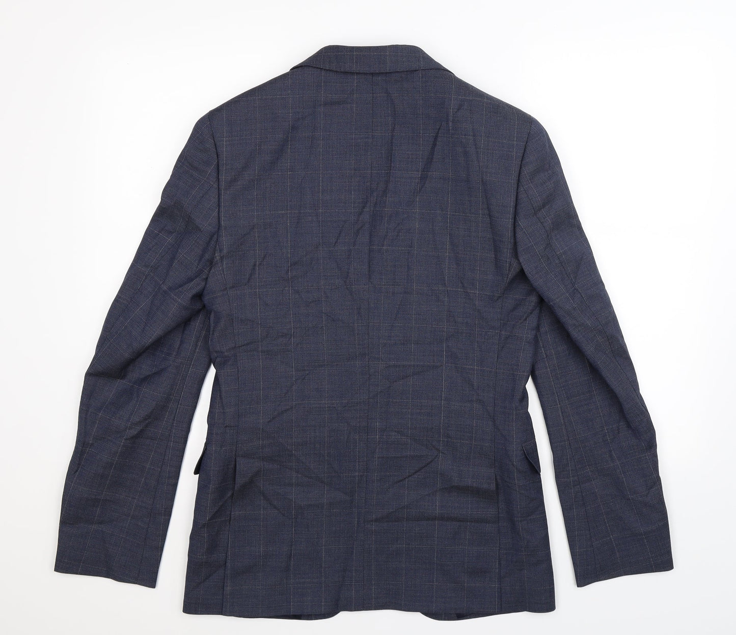 Mens UK Size 36 Marks and Spencer Regular Blue Suit Jacket