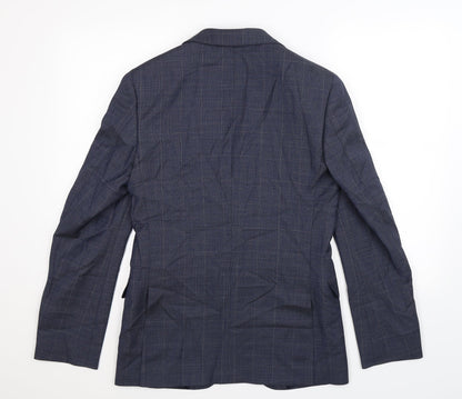 Mens UK Size 36 Marks and Spencer Regular Blue Suit Jacket