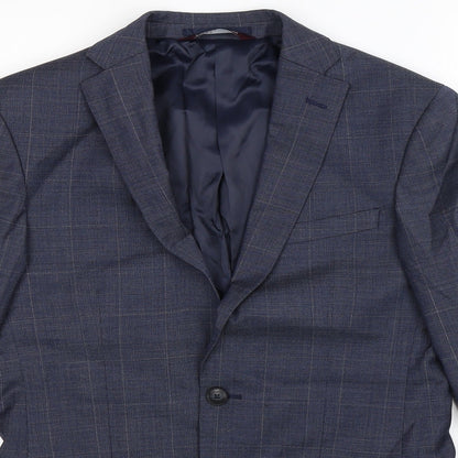 Mens UK Size 36 Marks and Spencer Regular Blue Suit Jacket