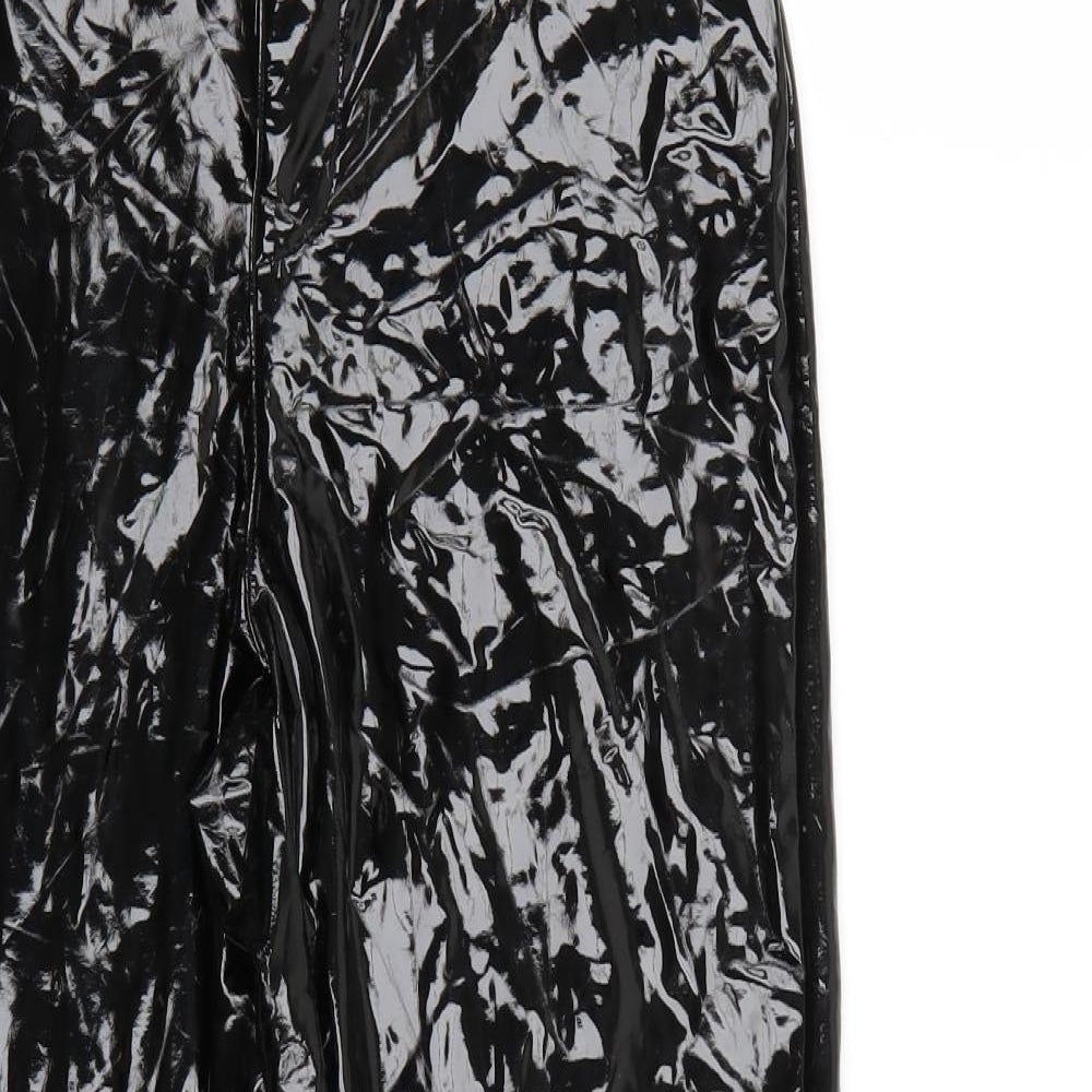 Missguided Womens Black   Trousers  Size 10 L27 in