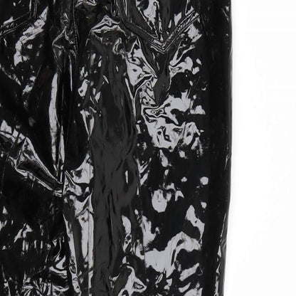 Missguided Womens Black   Trousers  Size 10 L27 in