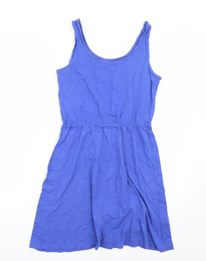 Easy Womens Blue   A-Line  Size 10