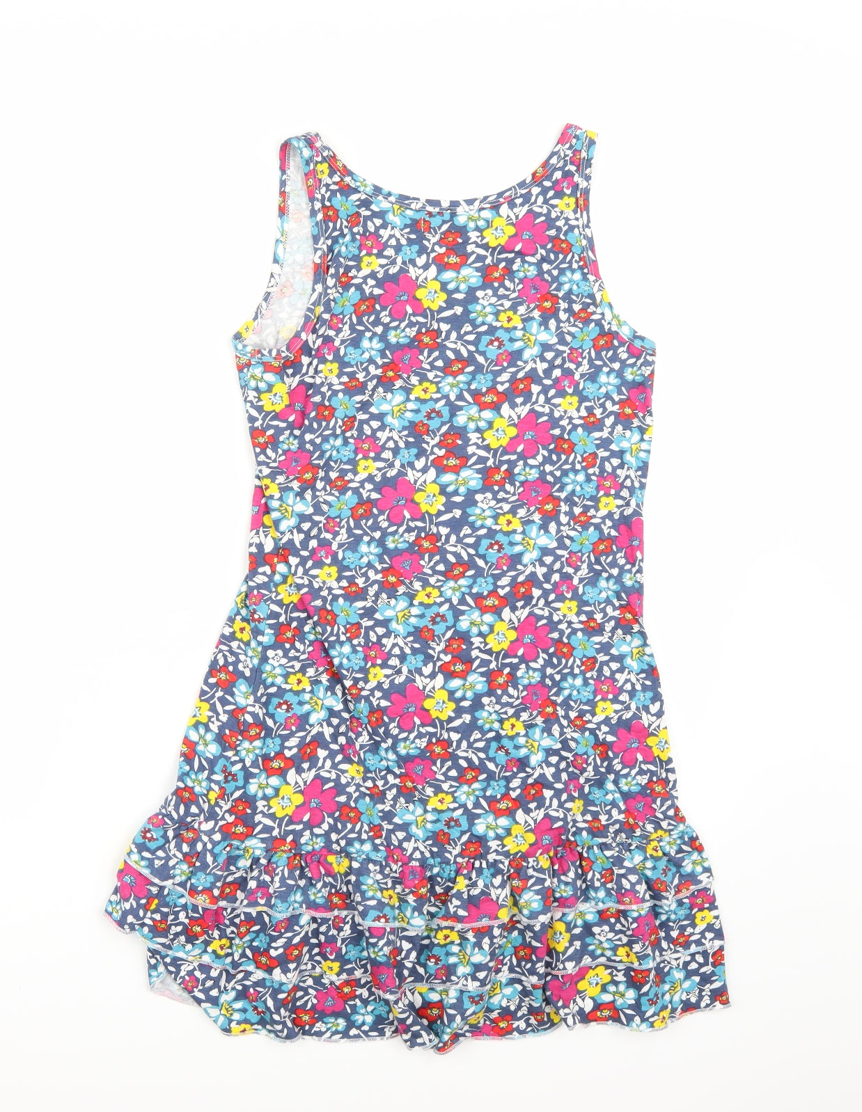 Resort Womens Blue Floral  A-Line  Size 10