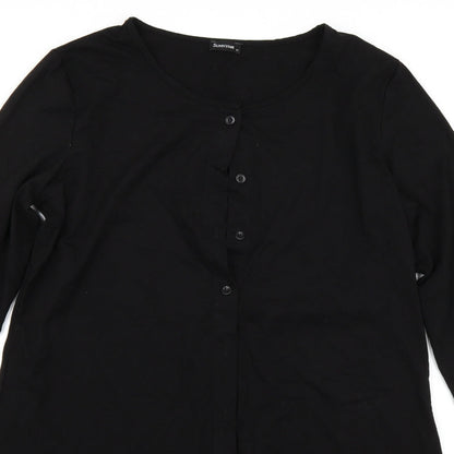 Sunnyme Womens Black  Rayon A-Line  Size XL