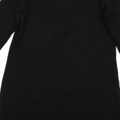 Sunnyme Womens Black  Rayon A-Line  Size XL