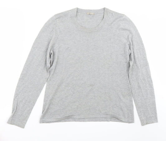 Planet Womens Silver   Pullover Jumper Size M
