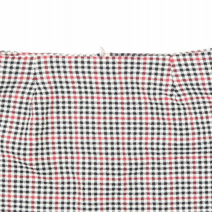 Nasty Gal Womens Beige Check  Mini Skirt Size 8
