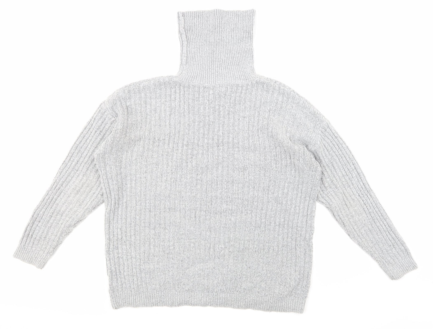 Primark Womens Grey  Knit Pullover Jumper Size M