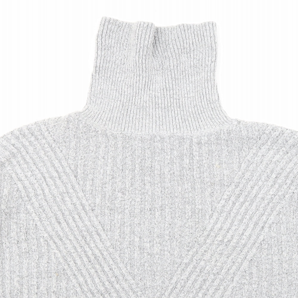Primark Womens Grey  Knit Pullover Jumper Size M