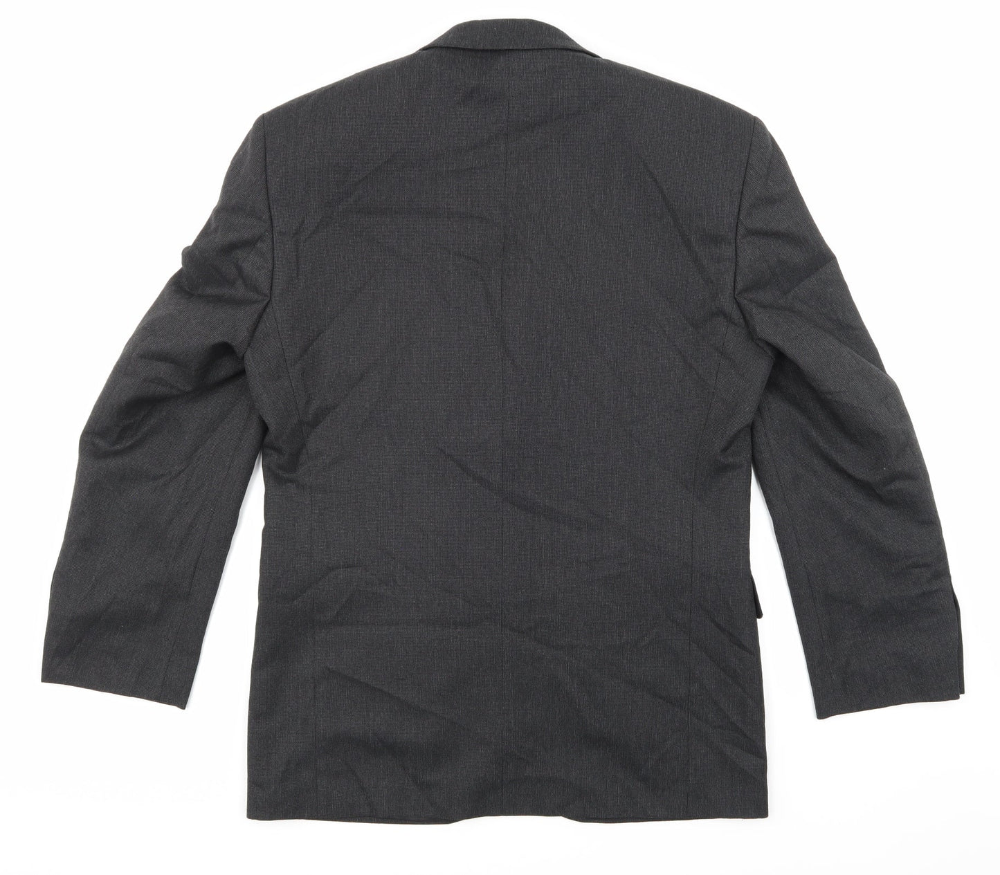 Mens UK Size 38 Preworn Regular Grey Suit Jacket