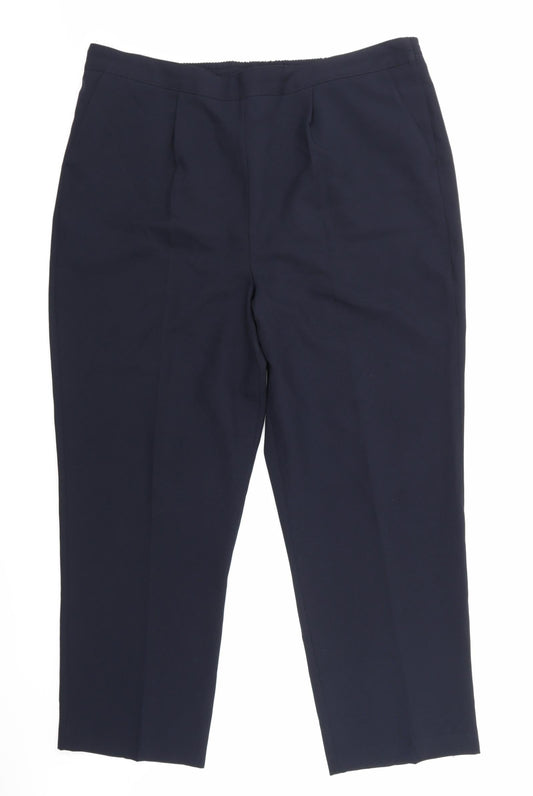 Bonmarché Womens Blue   Trousers  Size 20 L26 in