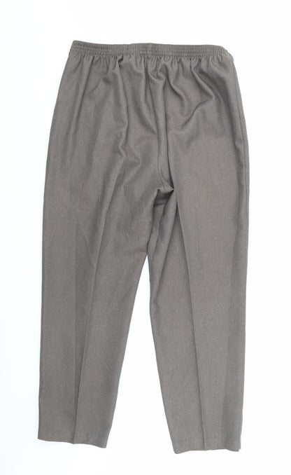 Womens UK Size 18 Berkertex Regular Fit  Brown Trousers