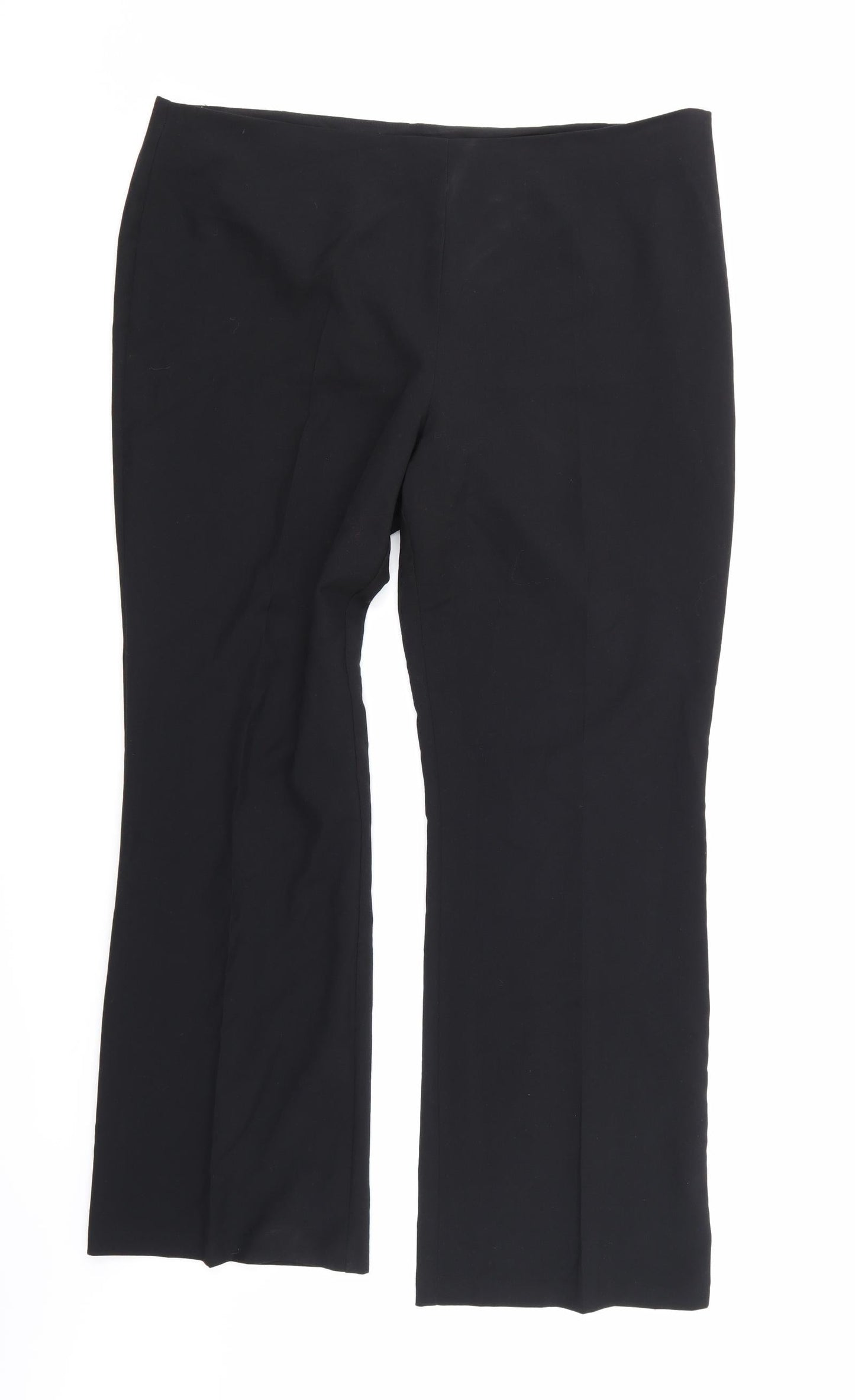 Womens UK Size 40 in Marks and Spencer Regular Fit  Black Trousers