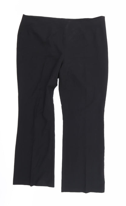 Womens UK Size 40 in Marks and Spencer Regular Fit  Black Trousers
