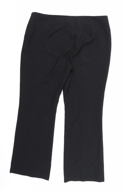 Womens UK Size 40 in Marks and Spencer Regular Fit  Black Trousers