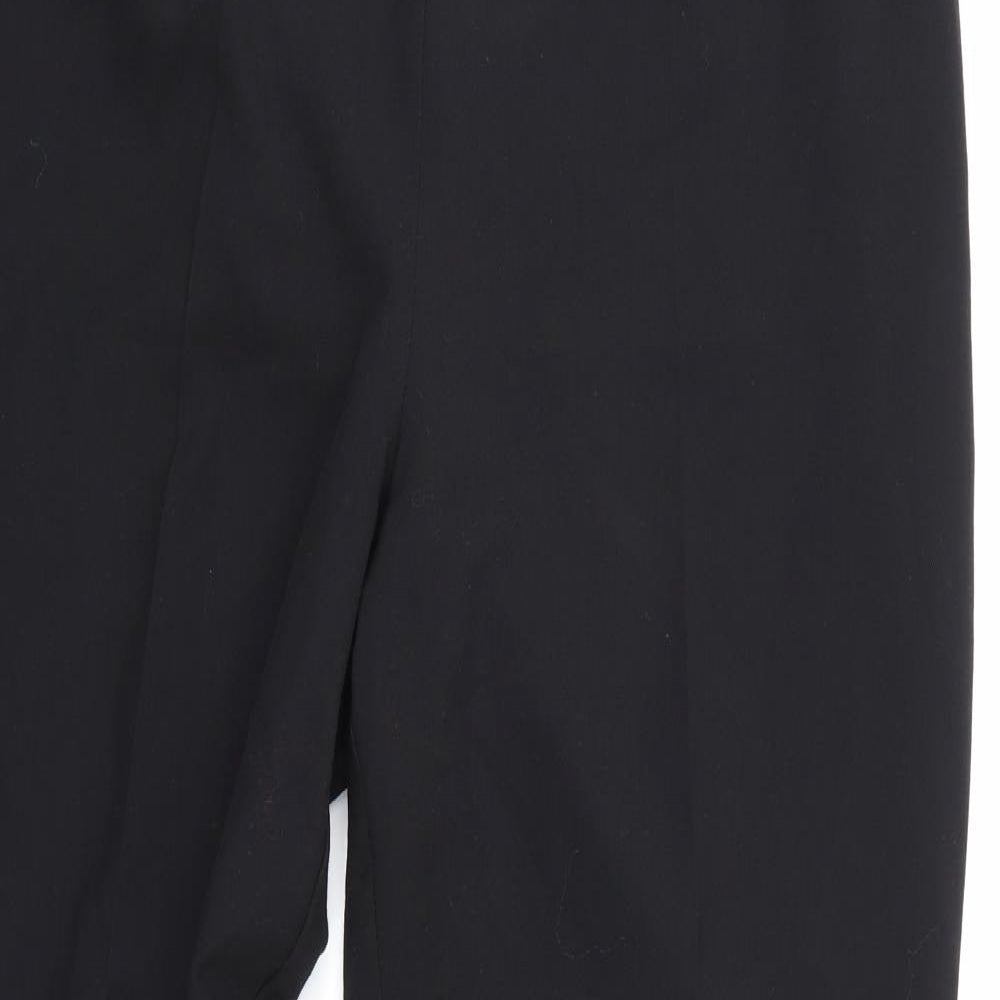 Womens UK Size 40 in Marks and Spencer Regular Fit  Black Trousers